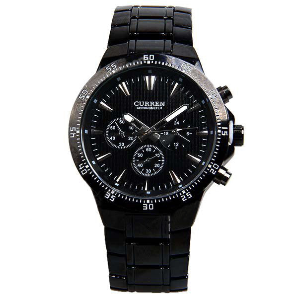 Black Stainless Steel Chronograph - CUR032