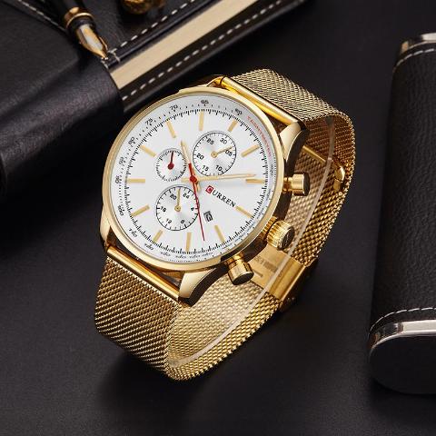 gold white