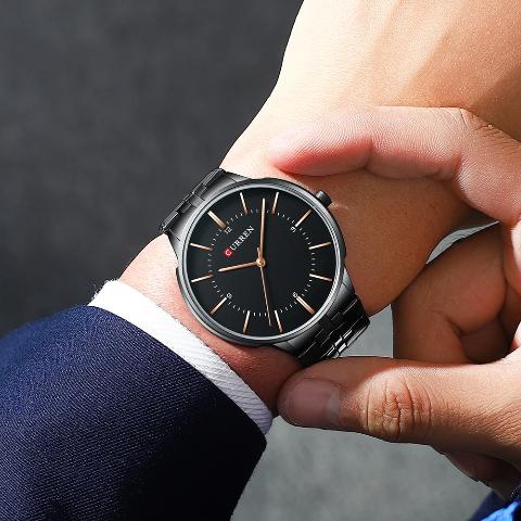 Curren Blue Fashion Watch (Dial 4.2cm) - CUR189