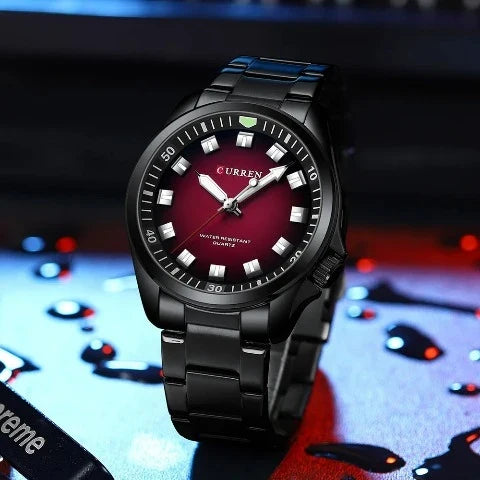 black red
