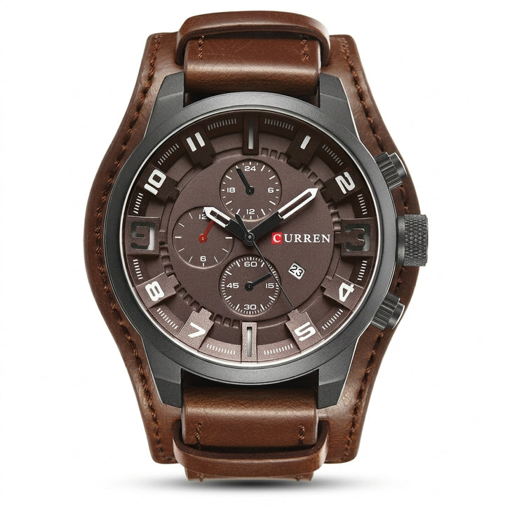 Leather Cuff Chrono - CUR251