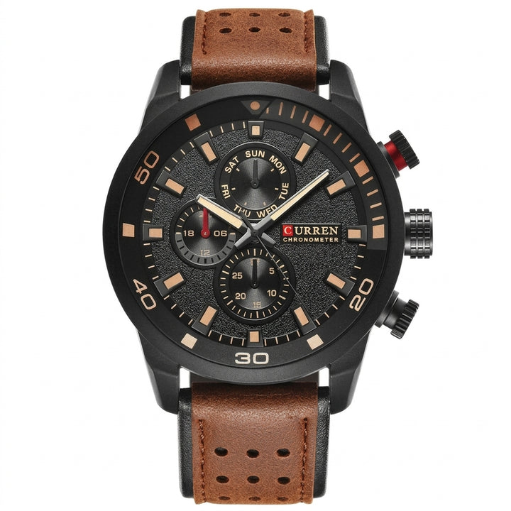 Rally Leather Chronometer - CUR252