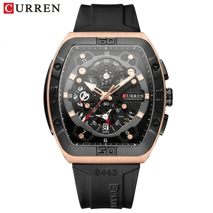 Tonneau Skeleton Chronograph - CUR233