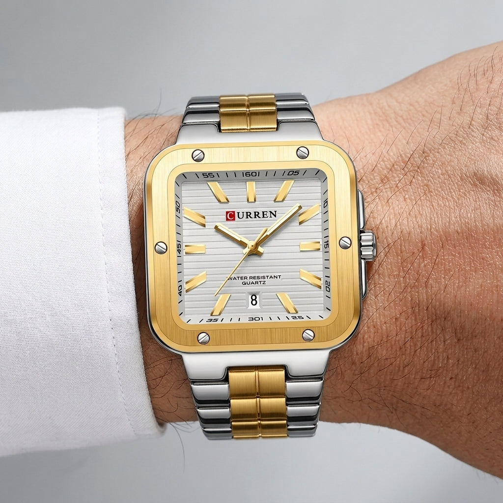 Gold White