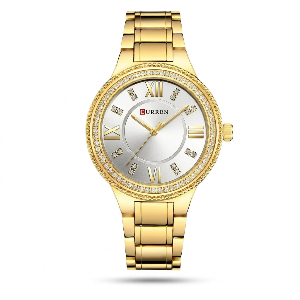 gold white