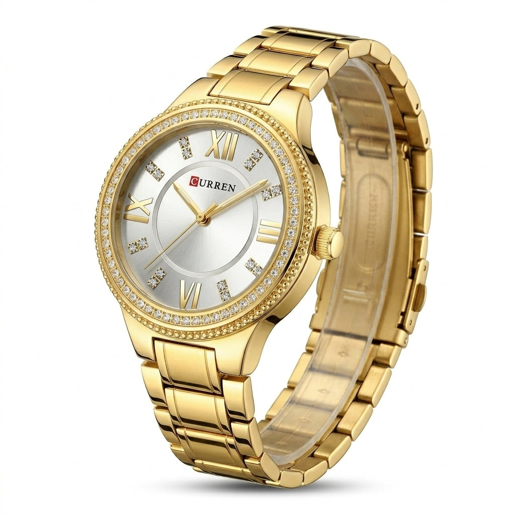 gold white