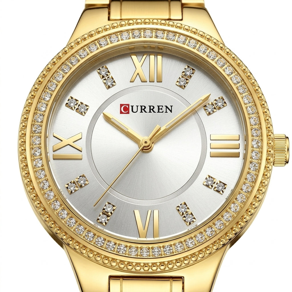 gold white