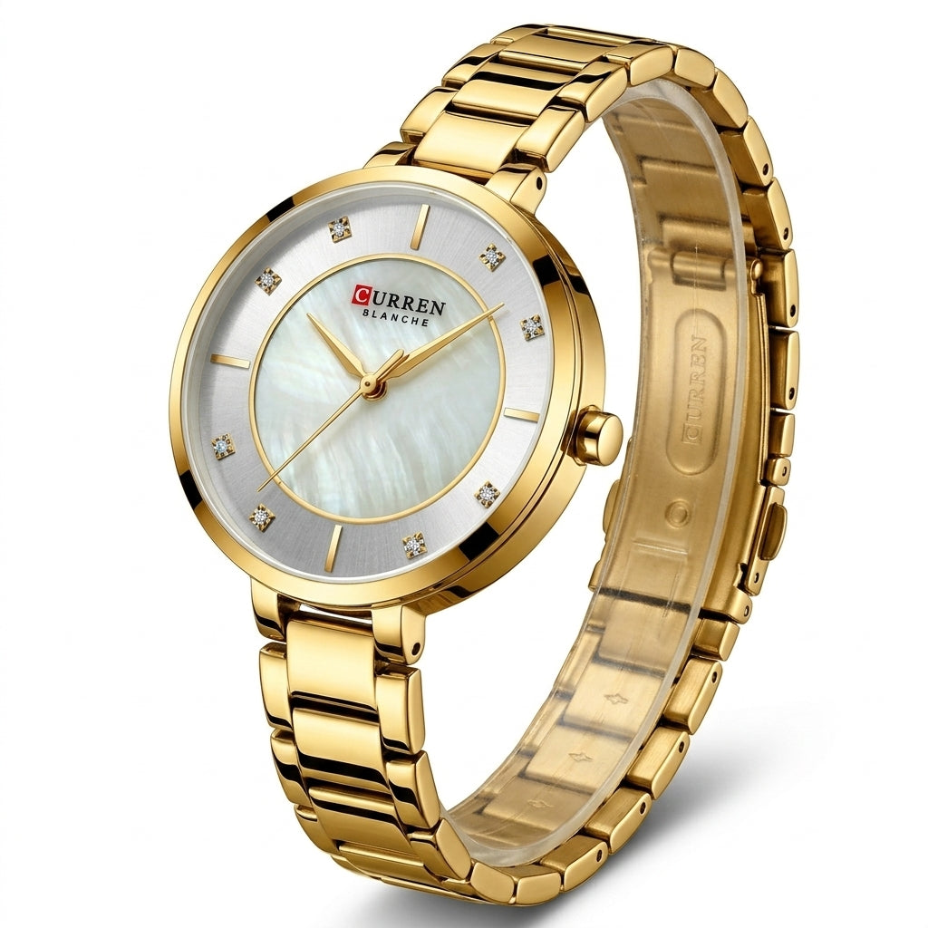 gold white