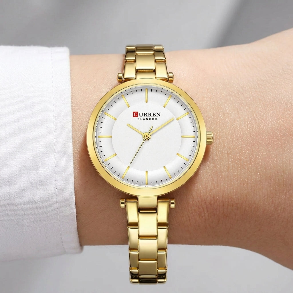 gold white