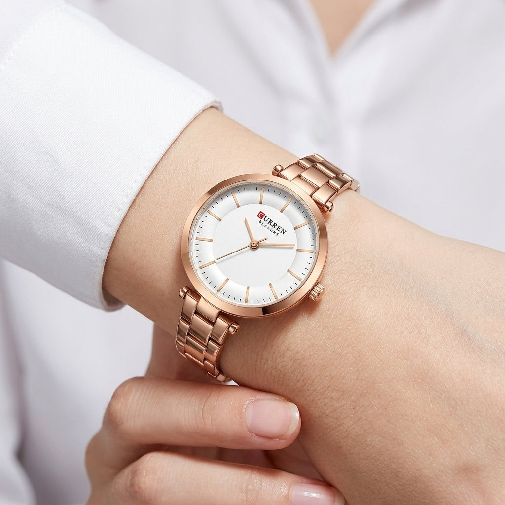 rose white