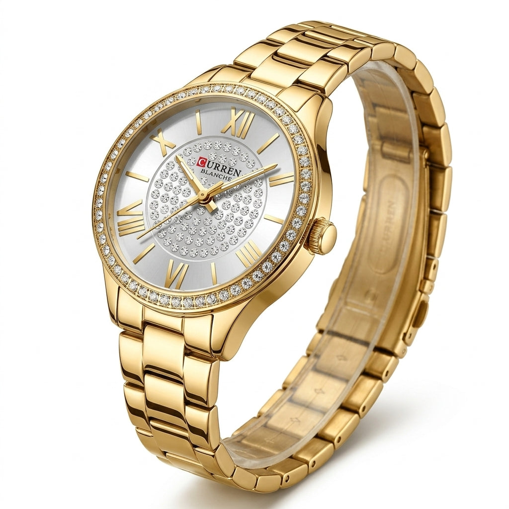 gold white