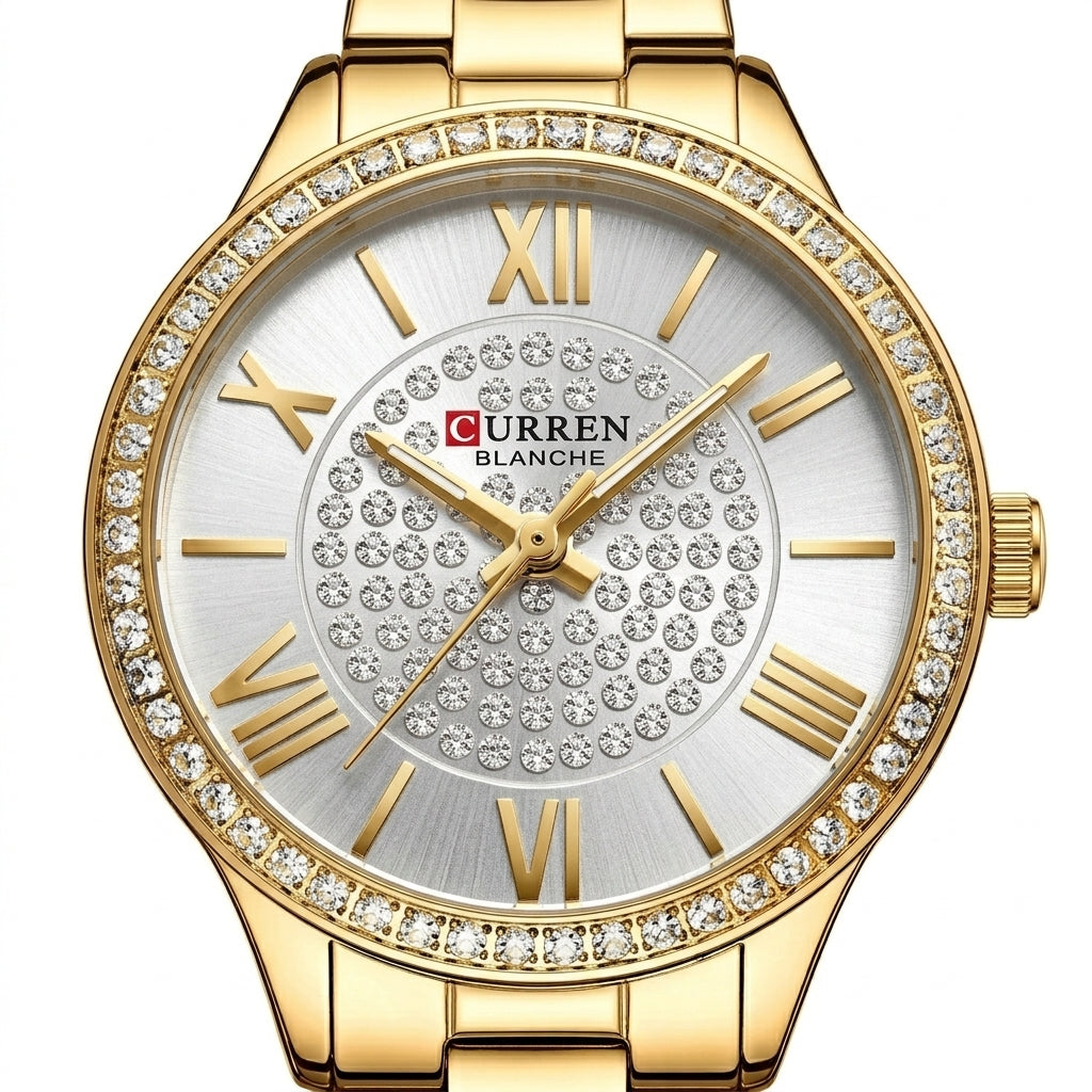 gold white