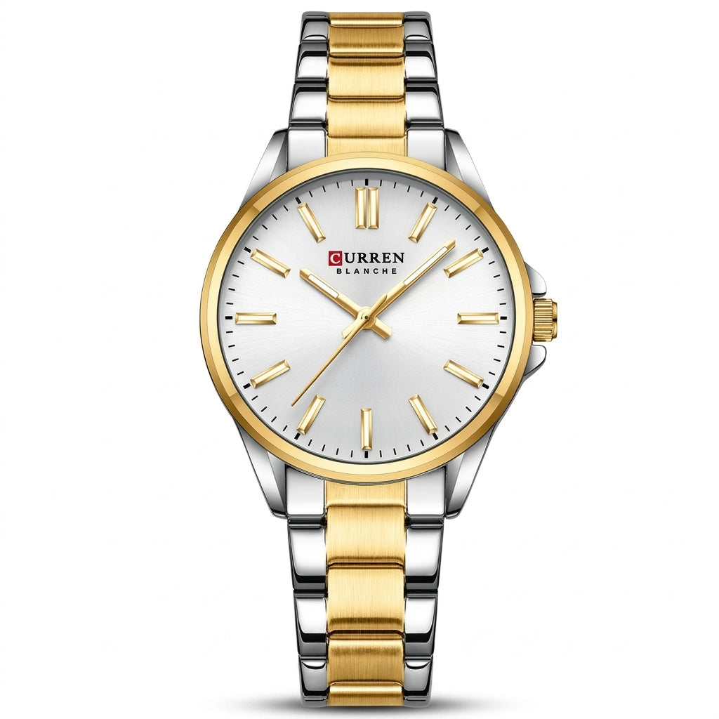 gold white