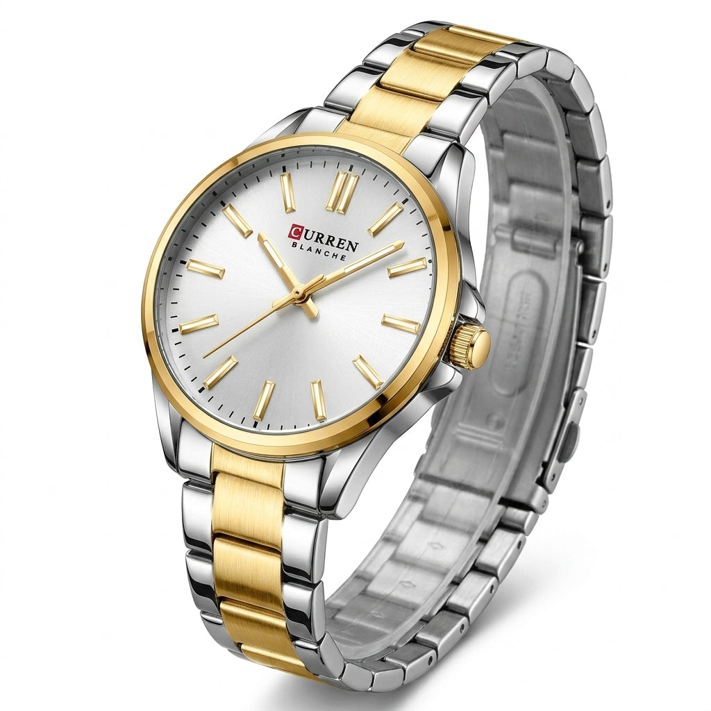 gold white