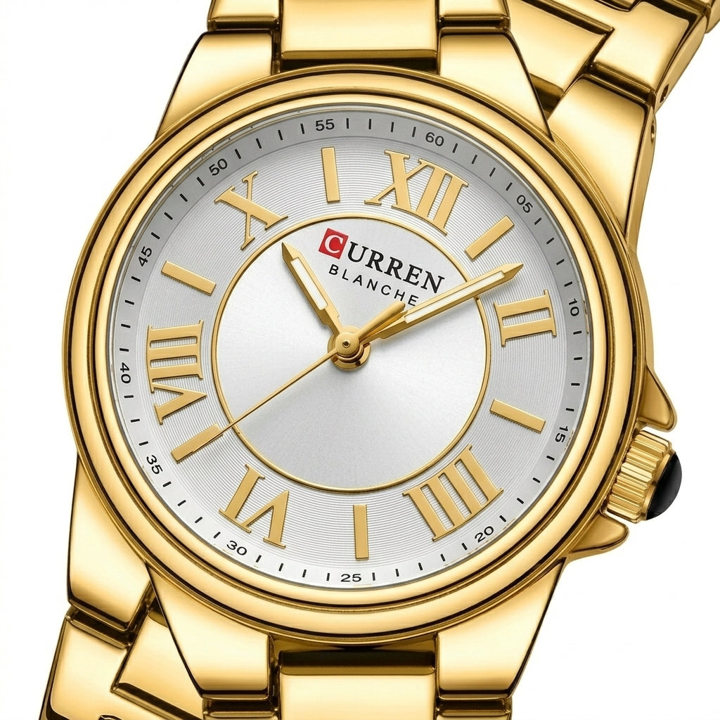 gold white