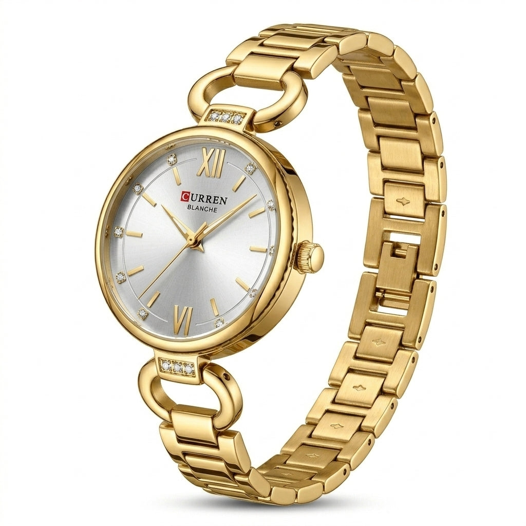 gold white