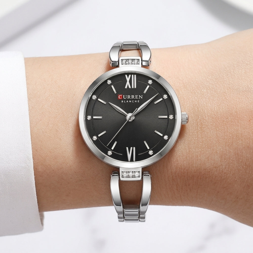 silver black