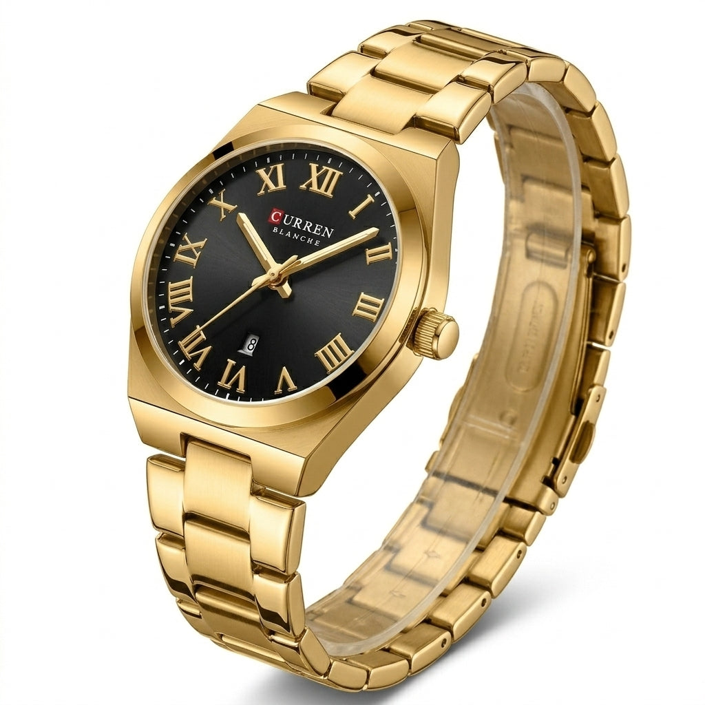 gold black