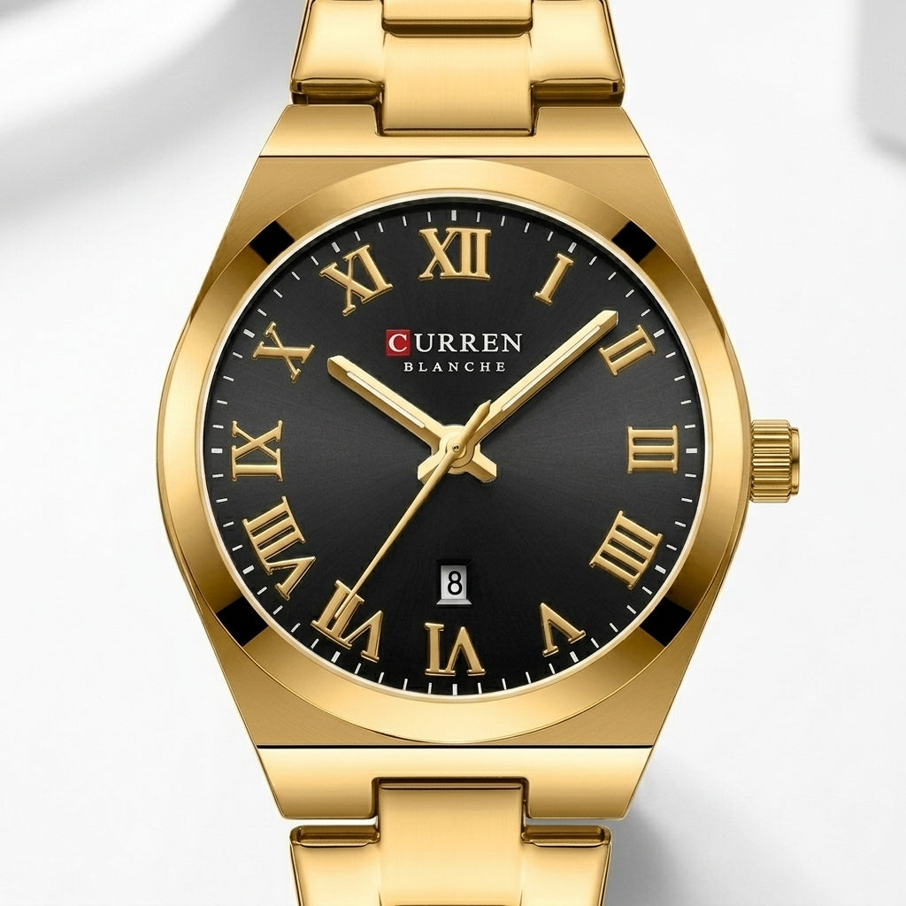 gold black