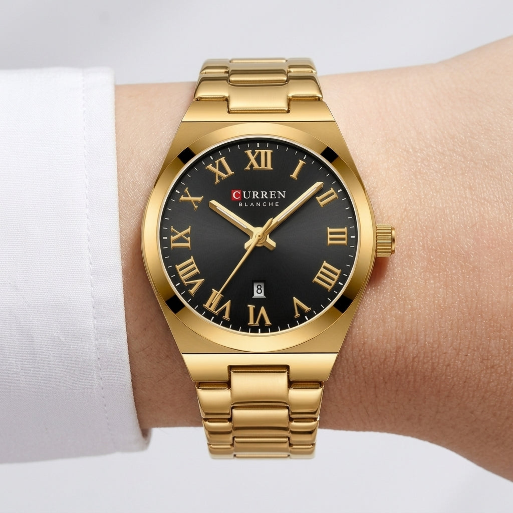 gold black