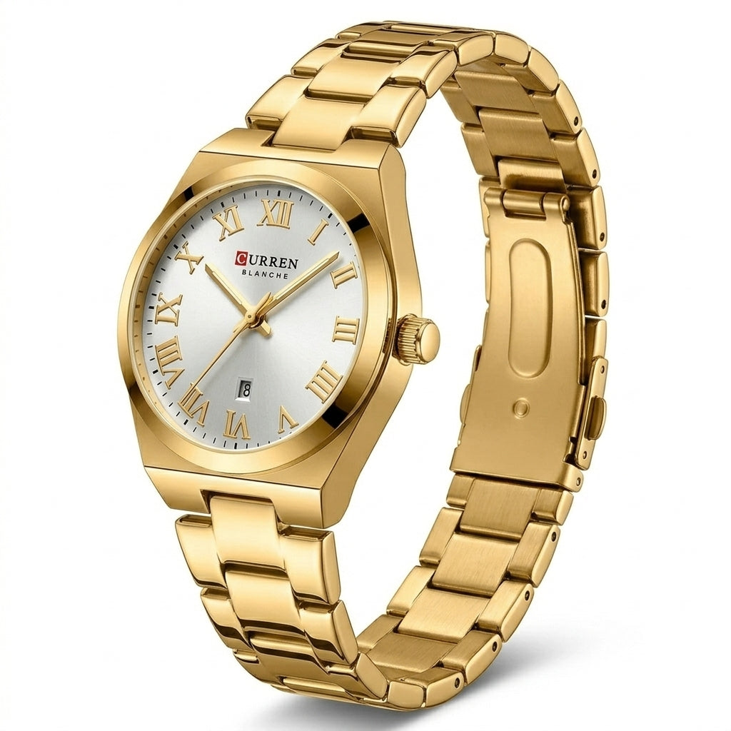 gold white