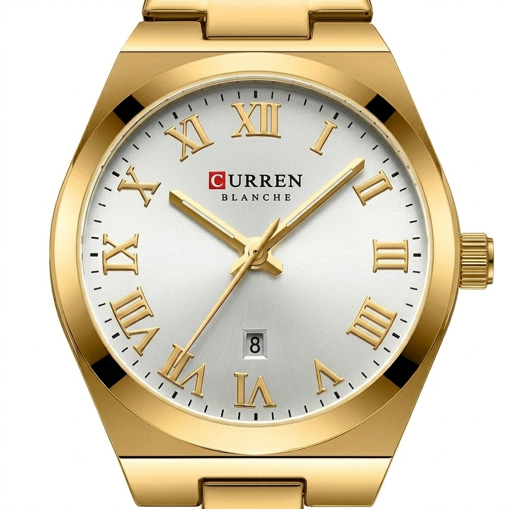 gold white