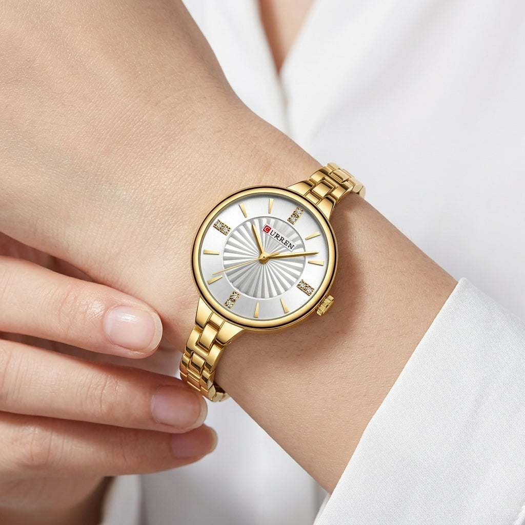 gold white