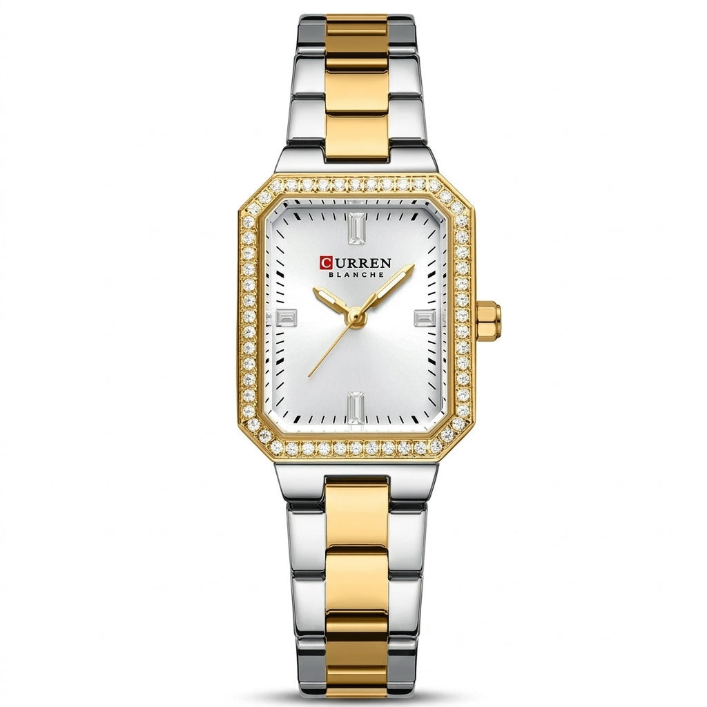 gold white
