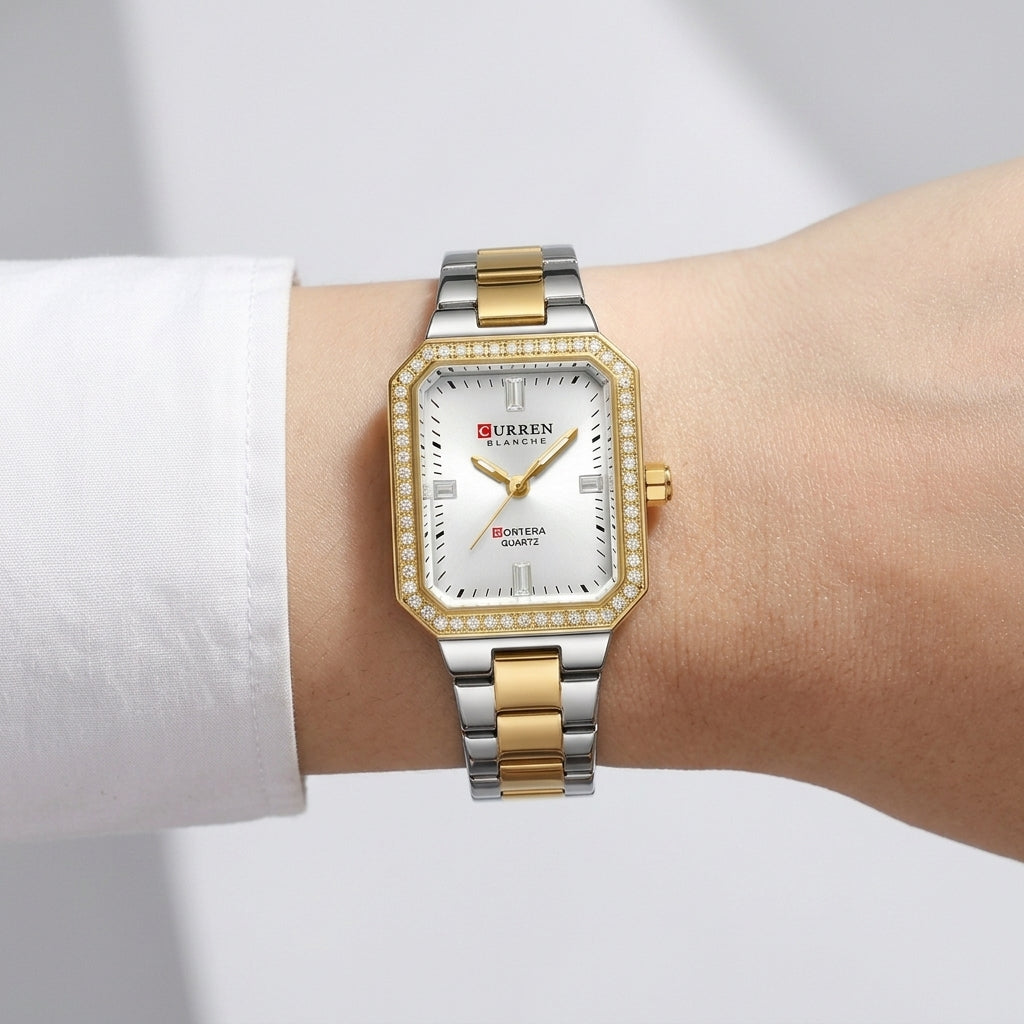 gold white