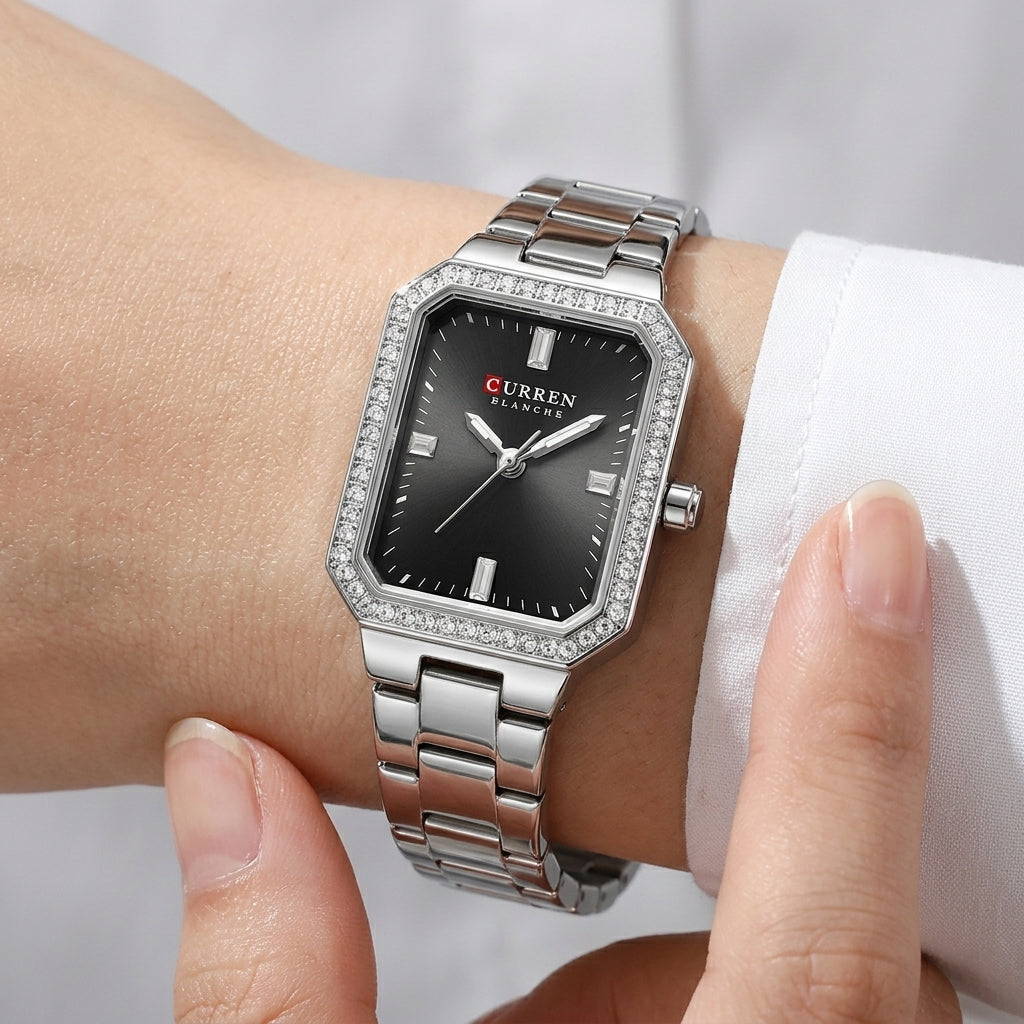 silver black