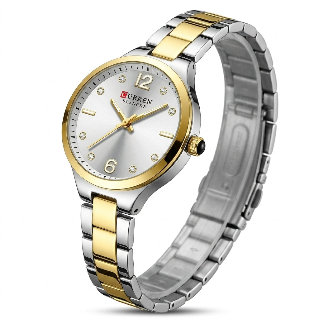 gold white