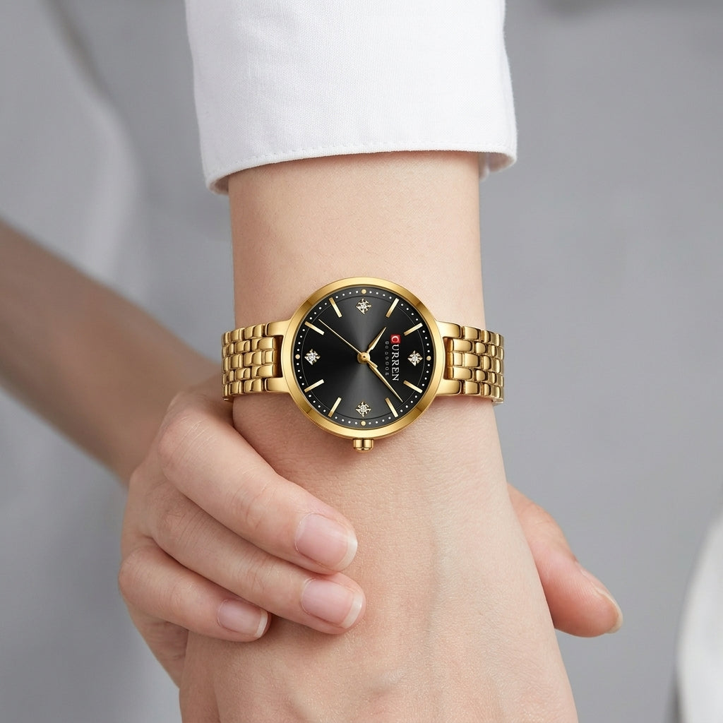 gold black