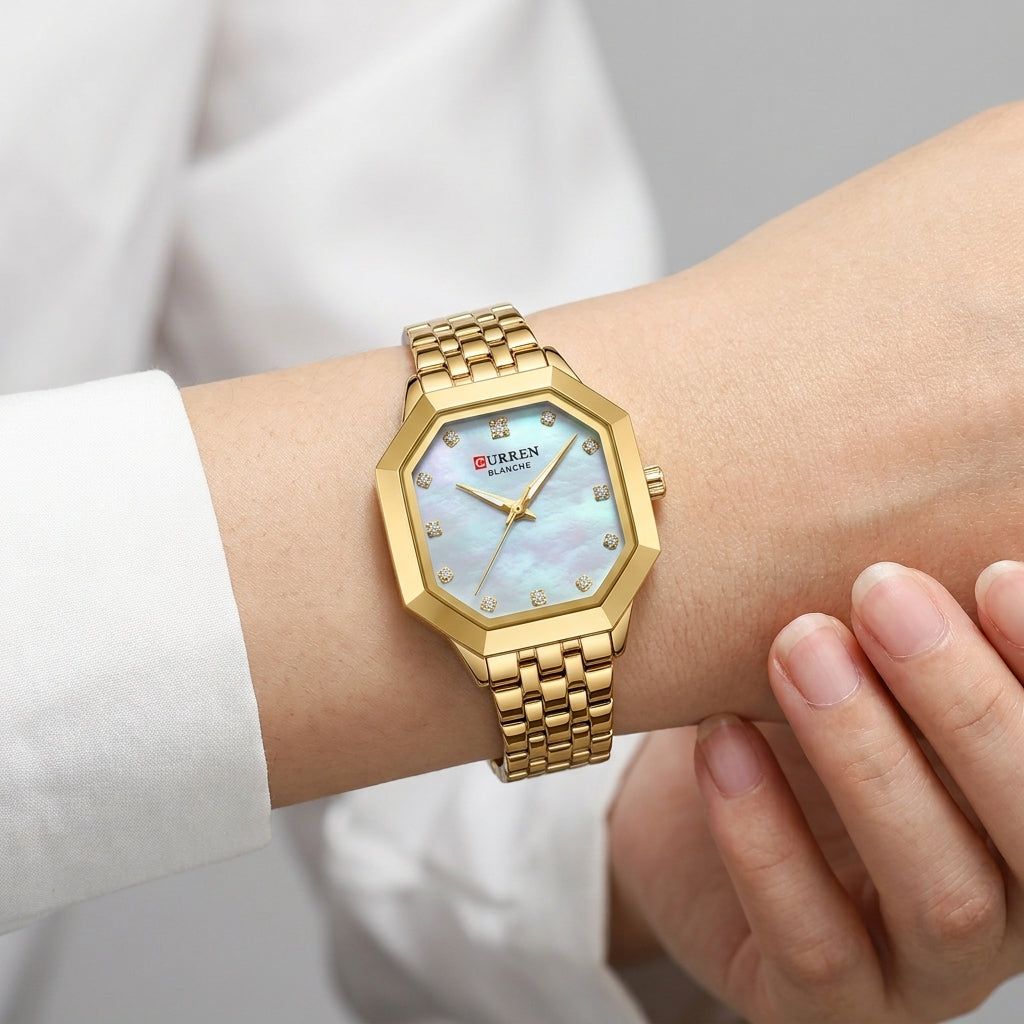 gold white
